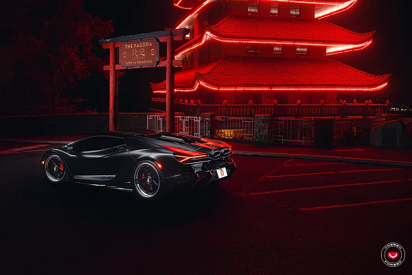 Фото дисков Vossen GEN-01 (3-Piece) Черный сатин на Lamborghini Revuelto