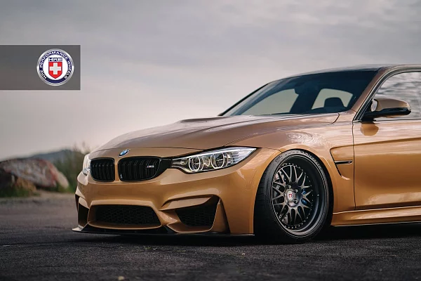 Фото дисков HRE 540 Черный сатин на BMW 4/M4 (F32/F82)