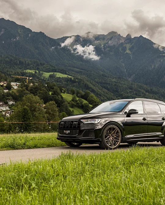 Фото дисков HF-7 Сатиновая бронза на Audi Q7 (4M)