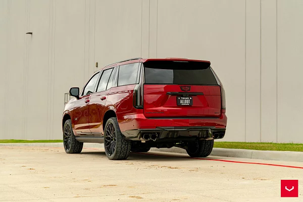 Фото дисков Vossen HF6-3 Черный глянец на Cadillac Escalade V