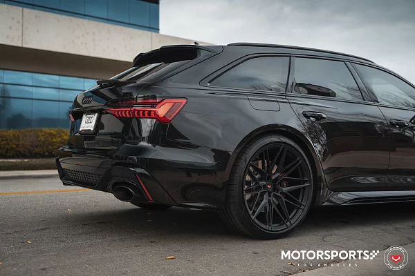 Фото дисков Vossen EVO-5 Черный сатин на Audi A/RS 6 (C8)