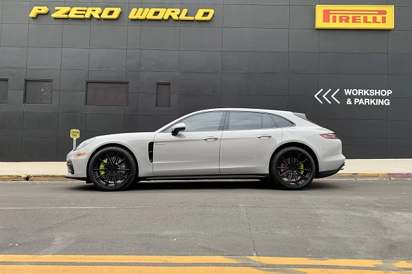Фото дисков CEC C25 Черный сатин на Porsche Panamera II
