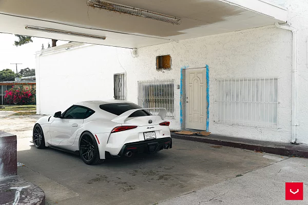 Фото дисков Vossen HF-7 Черный сатин на Toyota Supra A90