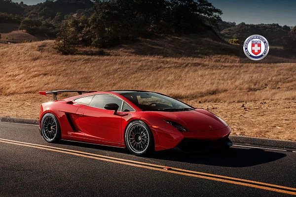 Фото дисков HRE C109 Черный сатин на Lamborghini Gallardo
