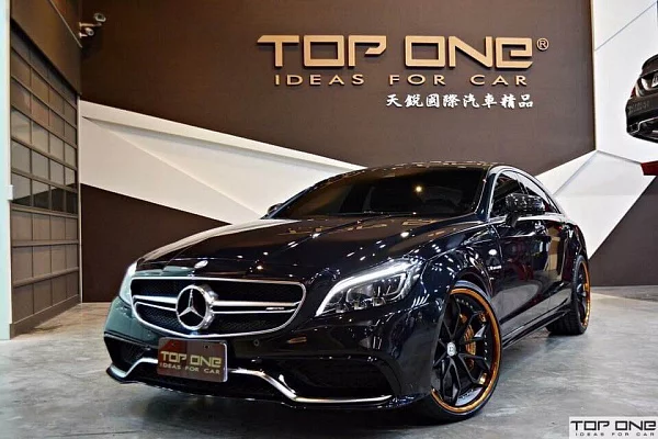 Фото дисков HRE S201 Черный сатин на Mercedes-Benz CLS (C218)