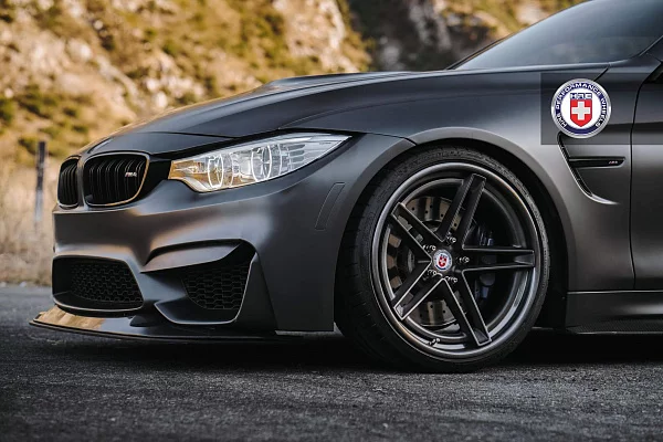 Фото дисков HRE G-Code Глянцевый темный лак на BMW 4/M4 (F32/F82)