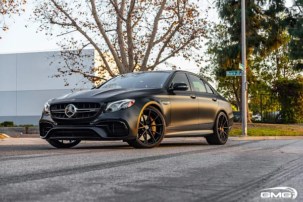 Фото дисков HRE P204 Черный сатин на Mercedes-Benz E-Class (W213, S213, C238)