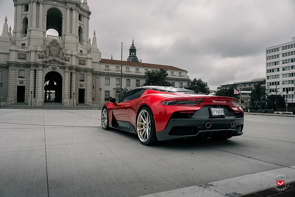 Фото дисков Vossen EVO-2 Полированный лак на Maserati MC20