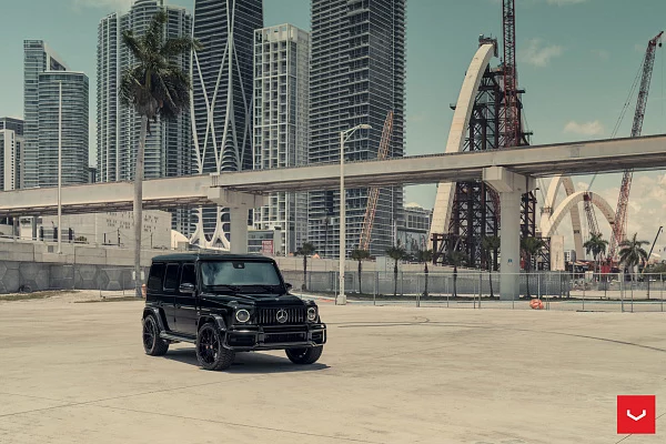 Фото дисков Vossen HFX-2 (5-Lug) Черный глянец на Mercedes-Benz G-Class III