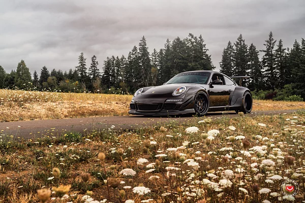 Фото дисков Vossen GEN-02 (3-piece) Черный сатин на Porsche 911 VI