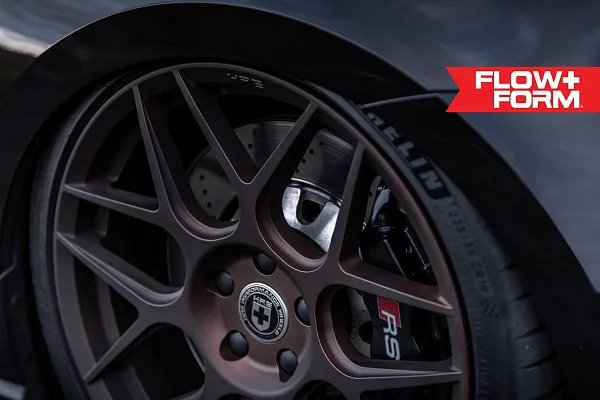 Фото дисков HRE FF01 Сатиновая темная бронза на Volkswagen Golf VII