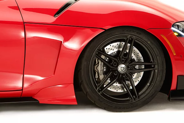 Фото дисков HRE P107SC Черный сатин на Toyota Supra A90