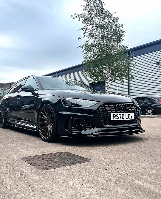 Фото дисков HF-4T Глянцевая бронза на Audi A/S/RS 4 (B9)