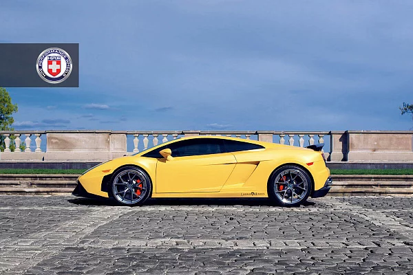 Фото дисков HRE S101 Сатиновый графит на Lamborghini Gallardo