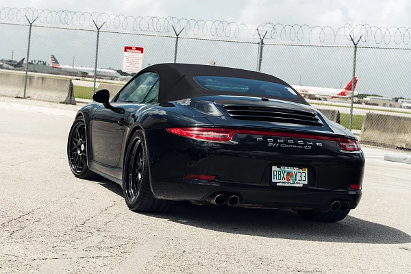Фото дисков HRE 540C Черный сатин на Porsche 911 VII