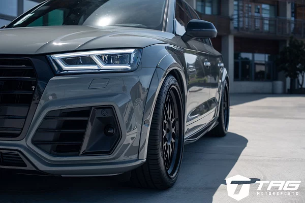 Фото дисков HRE 540 Черный сатин на Audi Q5 (FY)