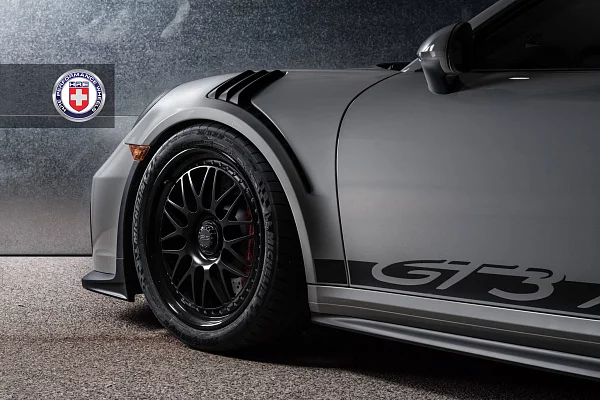 Фото дисков HRE 540C Черный сатин на Porsche 911 VII