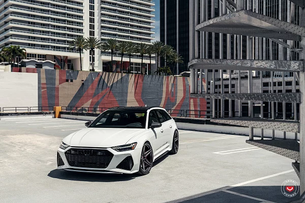 Фото дисков Vossen EVO-1R Глянцевый темный лак на Audi A/RS 6 (C8)