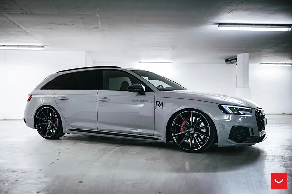 Фото дисков Vossen HF-3 Глянцевый темный лак на Audi A/S/RS 4 (B9)