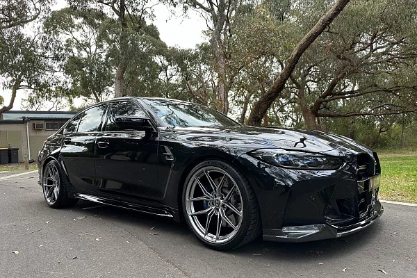 Фото дисков HRE FF21 Серебро на BMW 3/M3 (G2x/G80)