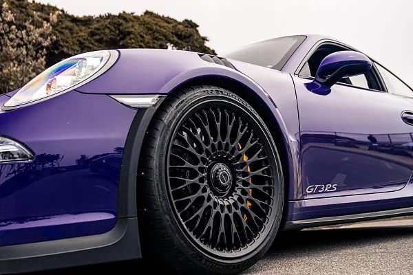 Фото дисков Brixton Forged TR20 Черный сатин на Porsche 911 VII