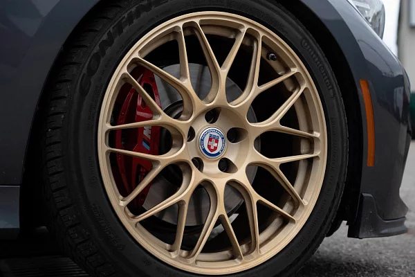 Фото дисков HRE RC100 Сатиновое золото на BMW 3/M3 (G2x/G80)