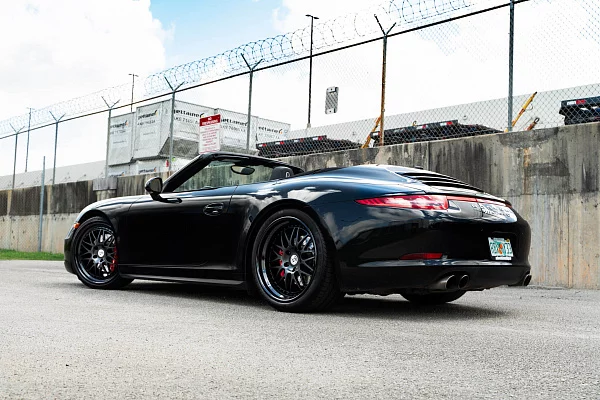 Фото дисков HRE 540C Черный сатин на Porsche 911 VII