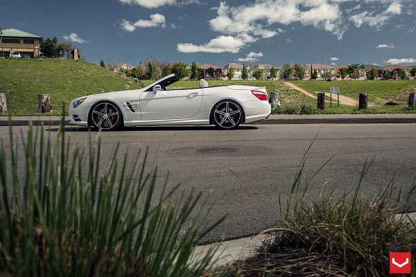 Фото дисков Vossen CV5 Алмазная проточка на Mercedes-Benz SL (R231)