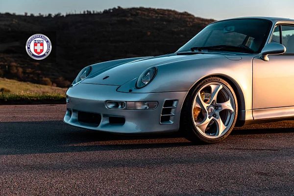 Фото дисков HRE 522M Серебро на Porsche 911 IV