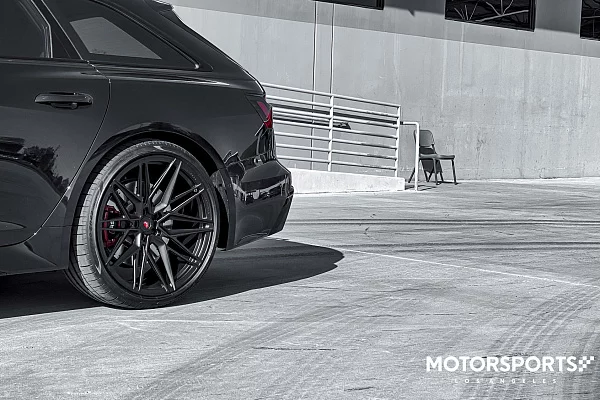 Фото дисков Vossen EVO-5 Черный сатин на Audi A/RS 6 (C8)