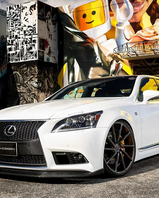 Фото дисков CVT Глянцевый графит на Lexus LS IV