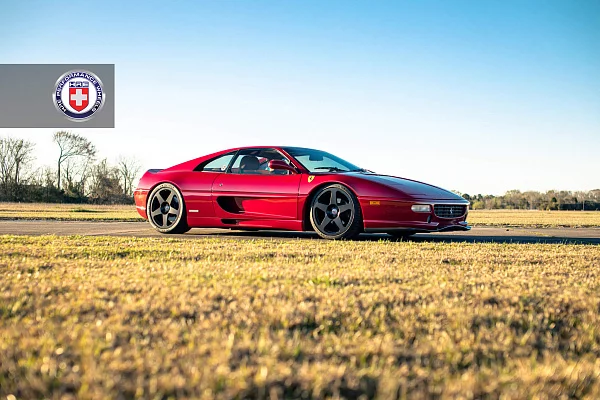 Фото дисков HRE 305M Черный сатин на Ferrari F355