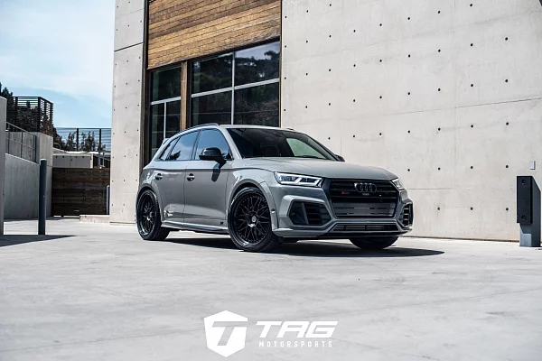 Фото дисков HRE 540 Черный сатин на Audi Q5 (FY)