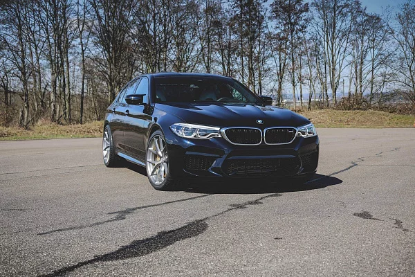 Фото дисков HRE P101 Сатиновый тонированный лак на BMW 5/M5 (G30/F90)