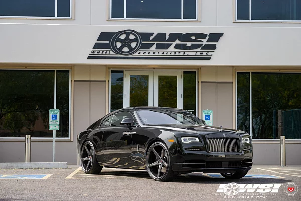 Фото дисков Vossen CG-201 Глянцевый темный лак на Rolls-Royce Wraith