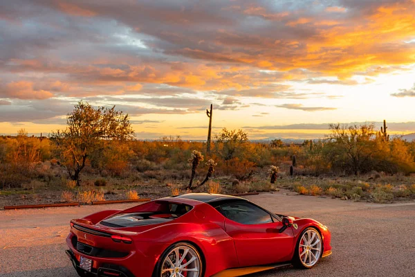 Фото дисков HRE P204 Глянцевый лак на Ferrari 296