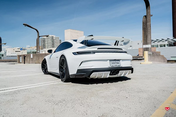 Фото дисков Vossen EVO-2 Черный сатин на Porsche 911 VIII