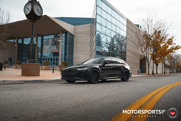 Фото дисков Vossen EVO-5 Черный сатин на Audi A/RS 6 (C8)