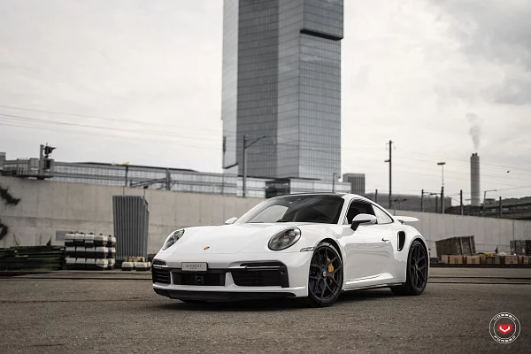 Фото дисков Vossen S21-01 Сатиновый темный лак на Porsche 911 VIII
