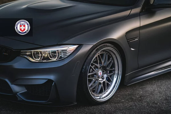 Фото дисков HRE 540 Глянцевый темный лак на BMW 4/M4 (F32/F82)