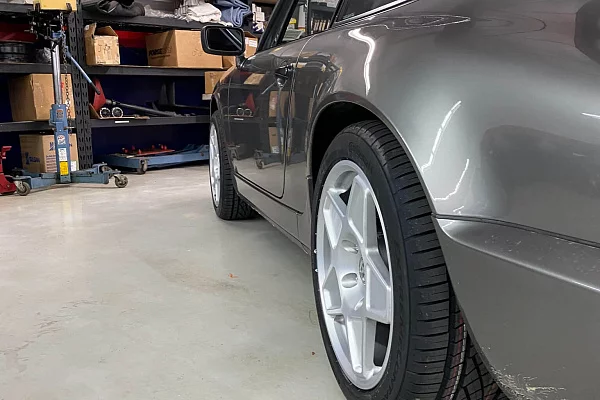 Фото дисков HRE 505M Сатиновый лак на Porsche 911 III