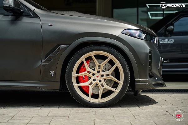 Фото дисков Vossen EVO-4 Сатиновая шампань на BMW X6/X6 M (G06/F96)
