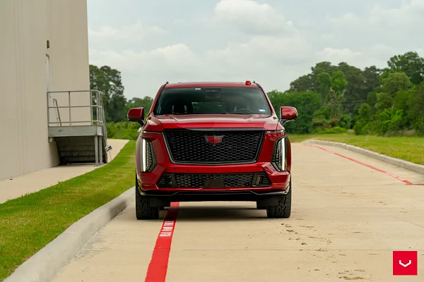Фото дисков Vossen HF6-3 Черный глянец на Cadillac Escalade V