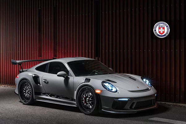 Фото дисков HRE 540C Черный сатин на Porsche 911 VII