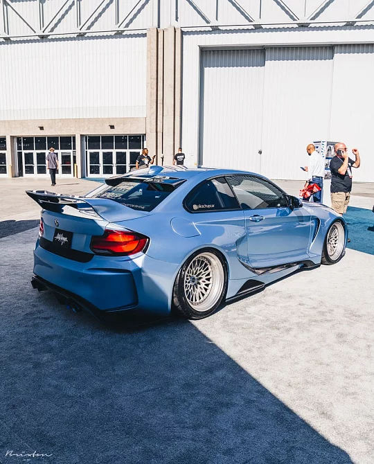 Фото дисков HS1 Сатиновый лак на BMW 2/M2 (F22/F87)