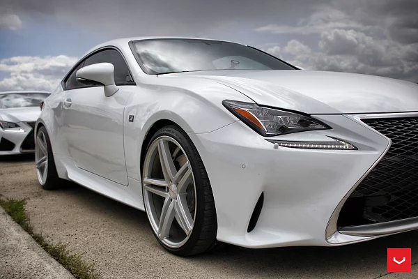 Фото дисков Vossen CV5 Серебро на Lexus RC