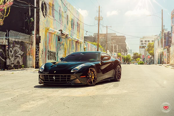 Фото дисков Vossen EVO-2R Глянцевая темная бронза на Ferrari F12