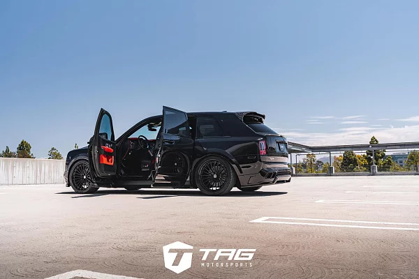 Фото дисков HRE S209H Черный сатин на Rolls-Royce Cullinan