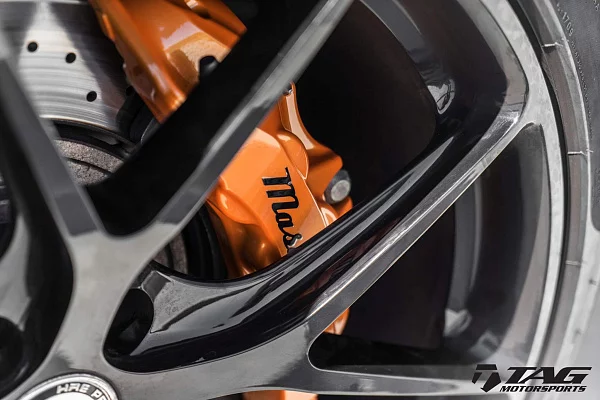 Фото дисков HRE P101 Черный глянец на Maserati Ghibli