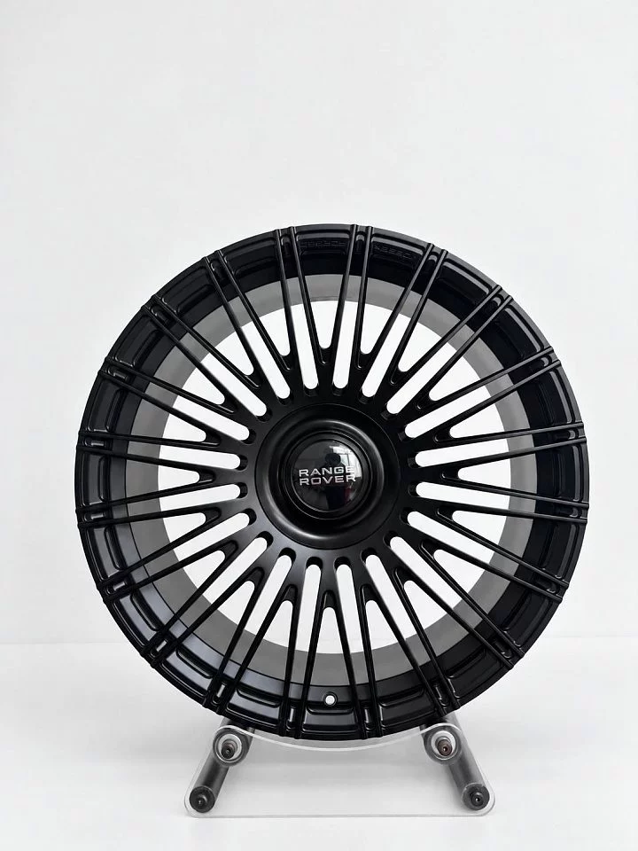 23" кованые диски в черном сатине
